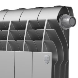 Биметаллический радиатор отопления Royal Thermo BiLiner 500 V 8 секций Silver Satin