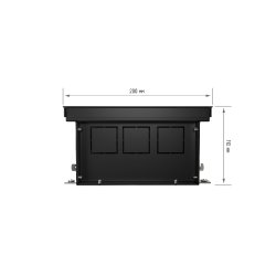 Внутрипольный конвектор Royal Thermo Atrium 110/200/1900-DG-U-LB