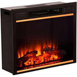 Каминокомплект Interflame Экстер угловой средний дуб с очагом Sirius 30 LED FX Brass